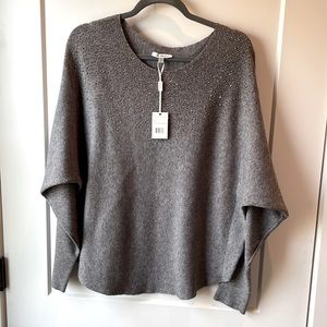 New Sparkling Heather Grey Sweater